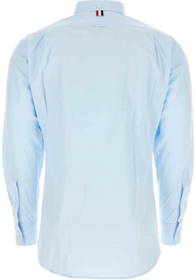 톰 브라운 FW23 연청 패치 로고 버튼업 긴팔 셔츠. MWL001A-03113-480 Lookbook 톰 브라운 FW23 연청 패치 로고 버튼업 긴팔 셔츠. MWL001A-03113-480