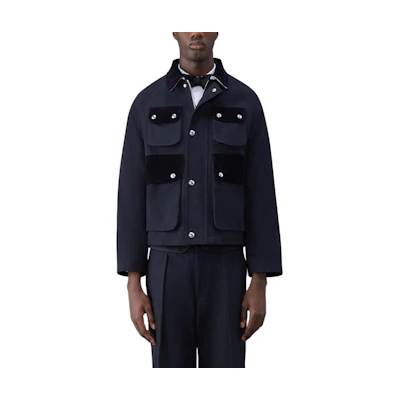 Thom Browne FW23 Black Single-Breasted Long-Sleeve Jacket MOT084C-F0253-001