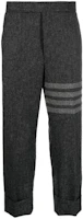 Order トムブラウン FW23 グレー ストライプ ルーズ ストレートパンツ メンズ グレー MTC213A-05385-025
