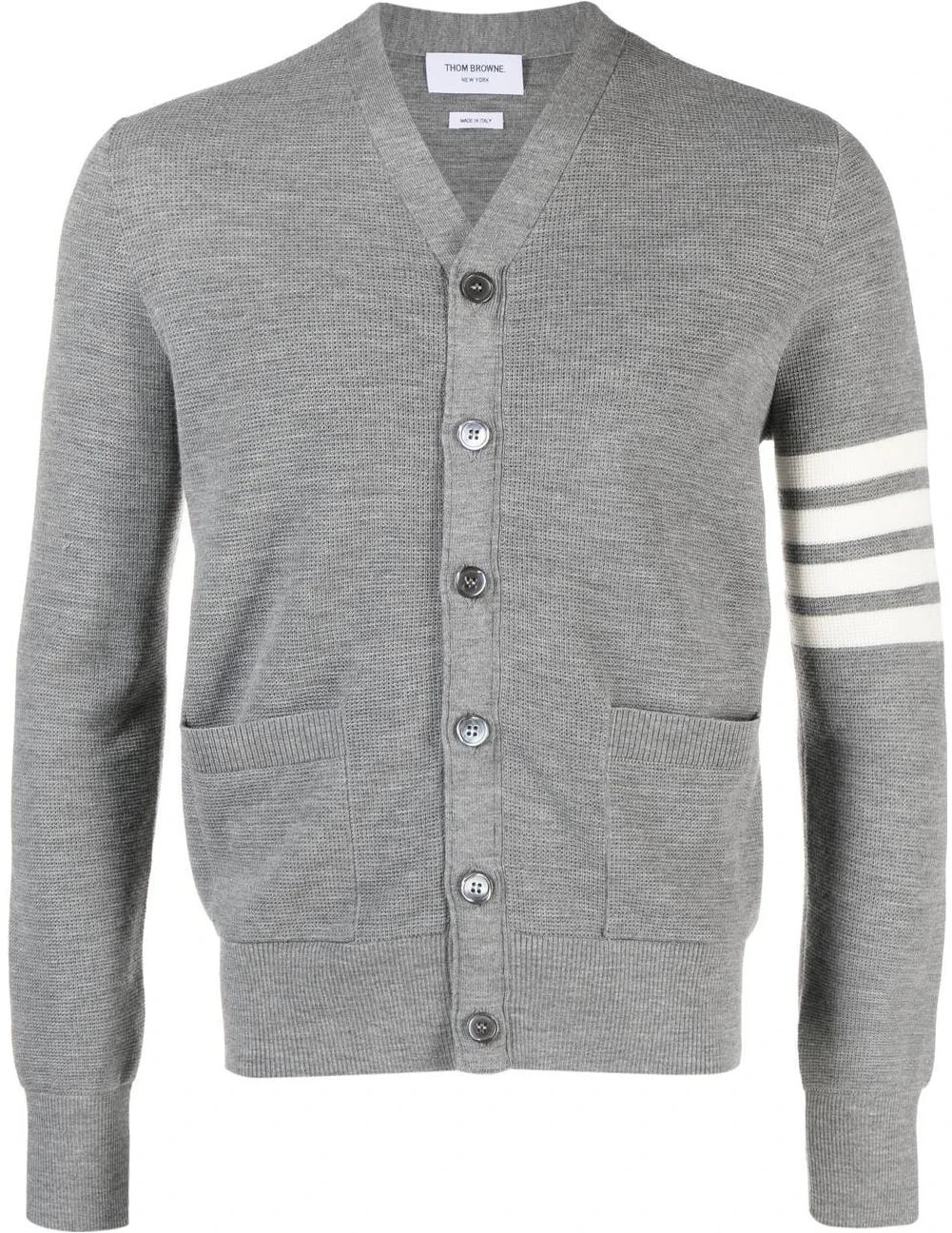 thom-browne-fw-23-grey-striped-v-neck-button-up-knit-cardigan-for-men-mkc-484-a-y1014-055
