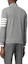 Purchase Thom Browne FW23 Kardigan Lelaki Kelabu Bercorak Jalur V-Neck Butang. MKC484A-Y1014-055