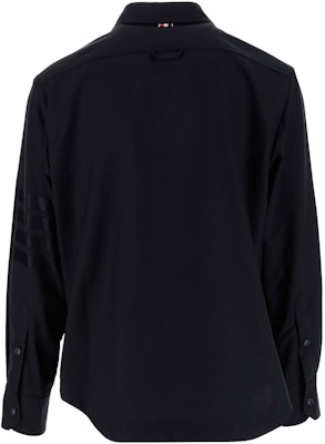 Thom Browne Chaqueta Azul Marino de Manga Larga FW23. MJO055A-06146-420 Lookbook Thom Browne Chaqueta Azul Marino de Manga Larga FW23. MJO055A-06146-420