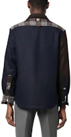 Shop THOM BROWNE FW23 Plaid Patchwork Single-Breasted Jacket Men’s Deep Brown. MJO055F-F0344-205