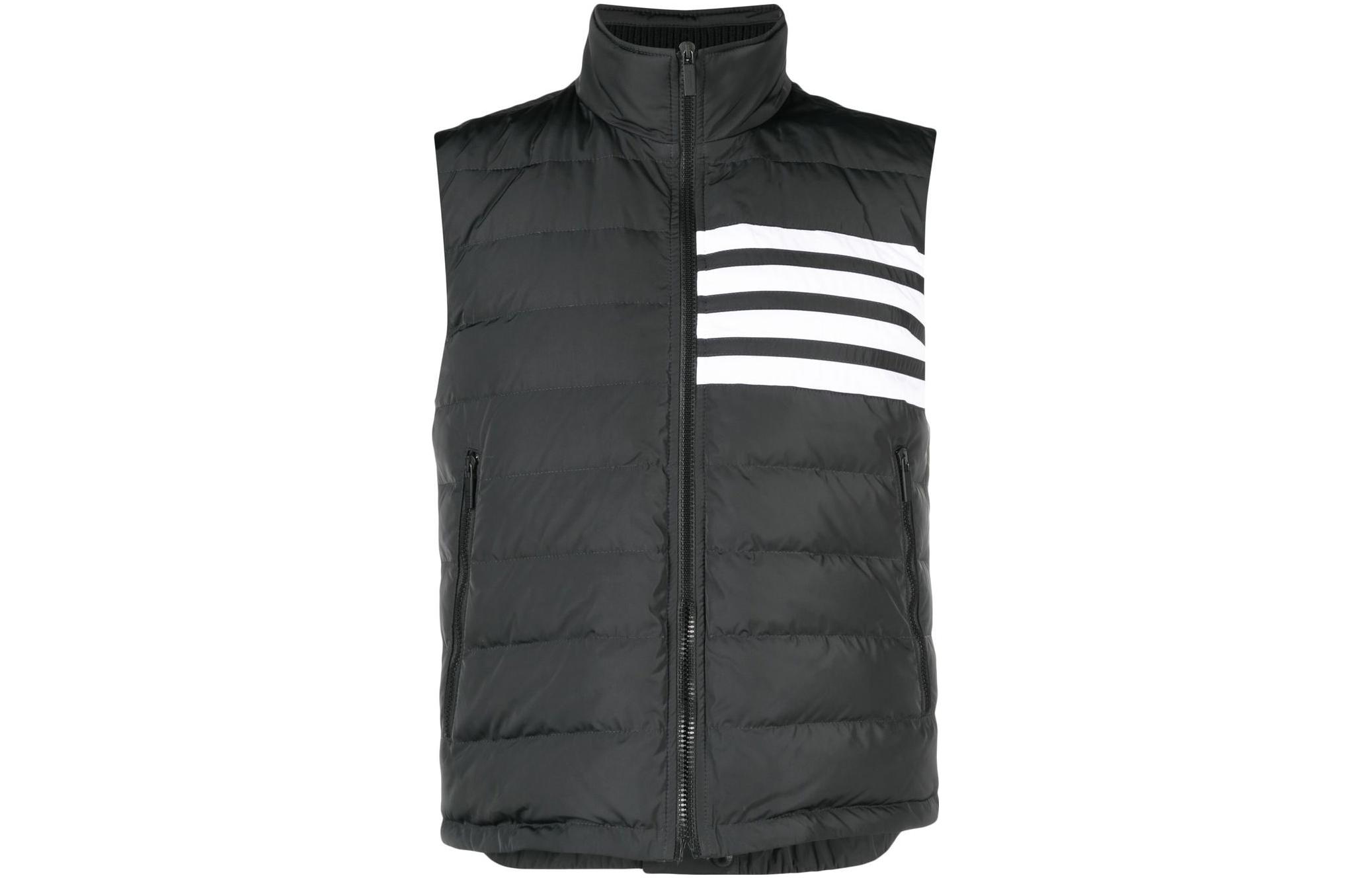 Thom Browne FW23 Pre-Fall  Black Solid Zip-Up Vest. MVD024X-07259-015 圖 2
