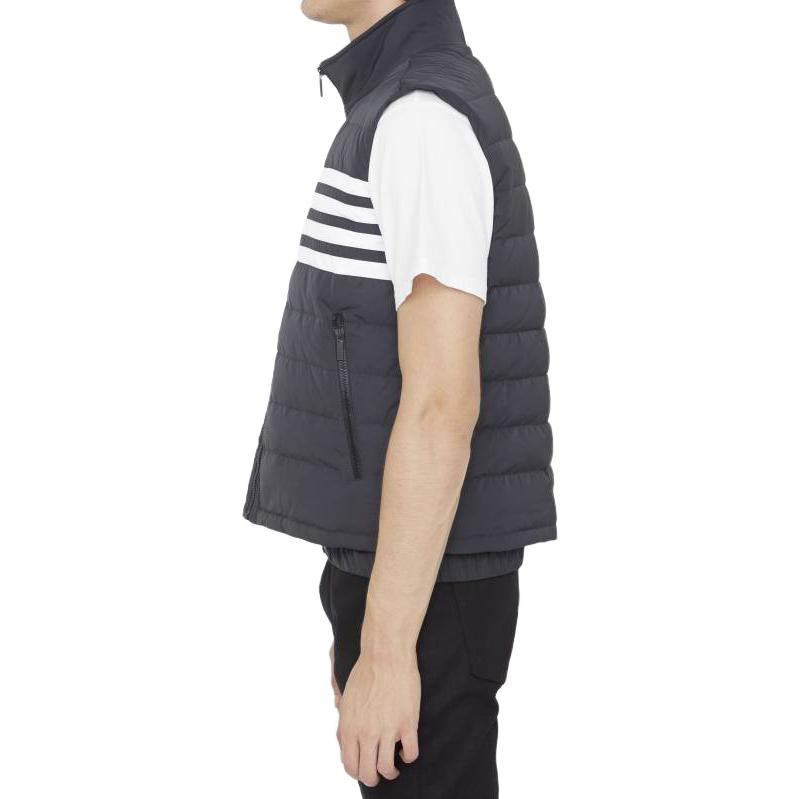 Thom Browne FW23 Pre-Fall  Black Solid Zip-Up Vest. MVD024X-07259-015 圖 6