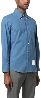 汤姆布朗 FW23 预秋款 蓝色纯色长袖衬衫 MWL272A-F0351-440 Lookbook 汤姆布朗 FW23 预秋款 蓝色纯色长袖衬衫 MWL272A-F0351-440