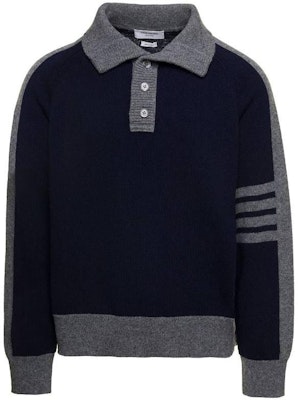 Thom Browne经典四条纹V领开衫毛衣蓝色 FW23秋冬SS21款 MKA468AY1026415 Order Thom Browne经典四条纹V领开衫毛衣蓝色 FW23秋冬SS21款 MKA468AY1026415