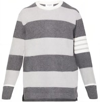 Thom Browne FW23 Pre-Fall Striped Crewneck Pullover Sweater . MKA483A-Y1030-982 Thom Browne FW23 Pre-Fall Striped Crewneck Pullover Sweater . MKA483A-Y1030-982