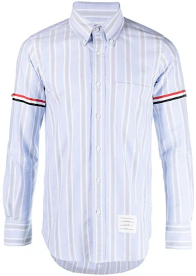 Camisa Azul Claro a Rayas Hombre THOM BROWNE FW23 Pre-Fall MWL301A-F0352-480 Buy Camisa Azul Claro a Rayas Hombre THOM BROWNE FW23 Pre-Fall MWL301A-F0352-480