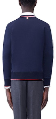 톰브라운 FW23 솔리드 스트라이프 크루넥 니트 스웨터 네이비 남성용 MJT401A-J0055-415 Shop 톰브라운 FW23 솔리드 스트라이프 크루넥 니트 스웨터 네이비 남성용 MJT401A-J0055-415