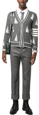 THOM BROWNE FW23 Kemeja Lengan Panjang Putih Garis-Garis Fashion. MWL301O07720680 Purchase THOM BROWNE FW23 Kemeja Lengan Panjang Putih Garis-Garis Fashion. MWL301O07720680