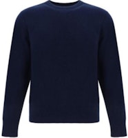 THOM BROWNE FW24 Blue Stripe Print Crewneck Pullover Sweater. MKA518A-Y1029-415 THOM BROWNE FW24 Blue Stripe Print Crewneck Pullover Sweater. MKA518A-Y1029-415