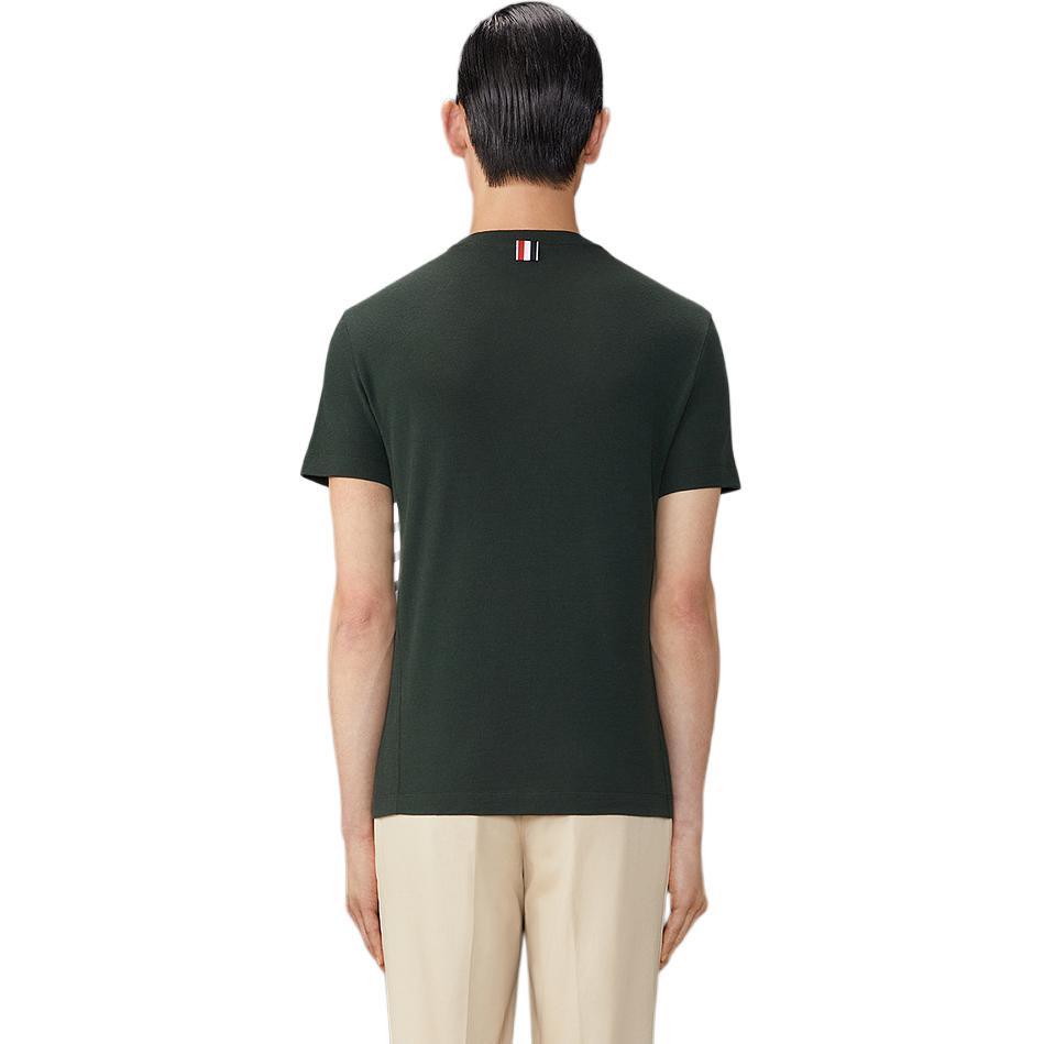 Thom Browne FW24  Green 4-Bar Crewneck Short Sleeve T-Shirt. MJS219A-J0149-350 圖 5