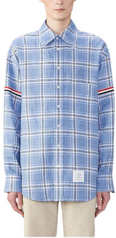 thom-browne-fw-24-light-blue-checkered-button-up-long-sleeve-shirt-mwl-400-o-f0664-450