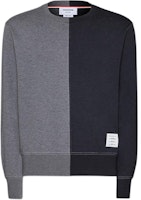 Thom Browne FW24 Slim-Fit Striped Knit Pullover Sweater Colorblock Design. MJT502F-J0055-997 Thom Browne FW24 Slim-Fit Striped Knit Pullover Sweater Colorblock Design. MJT502F-J0055-997