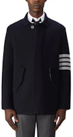 Thom Browne FW24 Four-Bar Single-Breasted Pocket Jacket Navy Blue MKJ125A-Y1019-415 Thom Browne FW24 Four-Bar Single-Breasted Pocket Jacket Navy Blue MKJ125A-Y1019-415