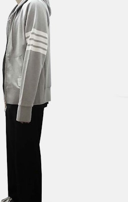 톰브라운 그레이 클래식 4-바 스트라이프 집 후디 - 봄 컬렉션. MJT022L-00535-068 Details for 톰브라운 그레이 클래식 4-바 스트라이프 집 후디 - 봄 컬렉션. MJT022L-00535-068