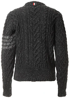 Thom Browne 灰色四道杠羊毛針織毛衣 MKA313A-00278-025 Lookbook Thom Browne 灰色四道杠羊毛針織毛衣 MKA313A-00278-025