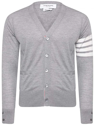 thom-browne-gray-merino-wool-4-bar-stripe-v-neck-cardigan-sweater-mkc-002-a-00014-058
