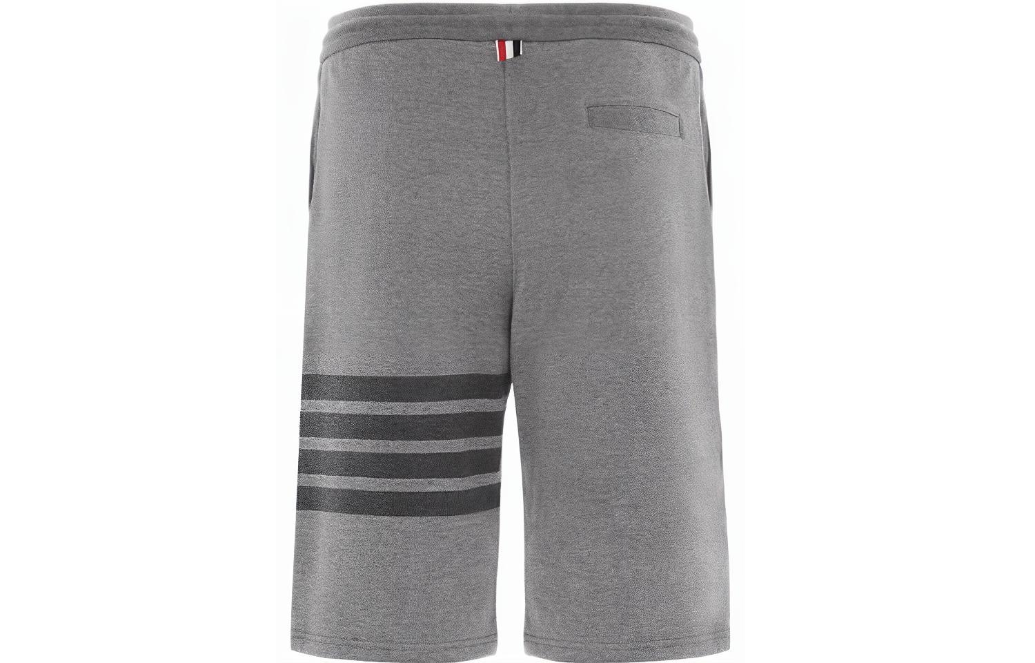 Lookbook 汤姆布朗灰色条纹休闲短裤 - 夏季款 MJQ012A-06910-035