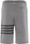 Lookbook 汤姆布朗灰色条纹休闲短裤 - 夏季款 MJQ012A-06910-035