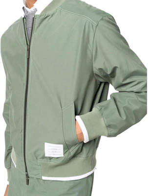 汤姆布朗绿色拉链夹克圆领外套 MJT342A-07651-320 Purchase 汤姆布朗绿色拉链夹克圆领外套 MJT342A-07651-320