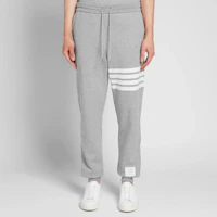 Purchase THOM BROWNE 灰色4條紋針織運動褲 經典春季款式 MJQ008H-00535-068