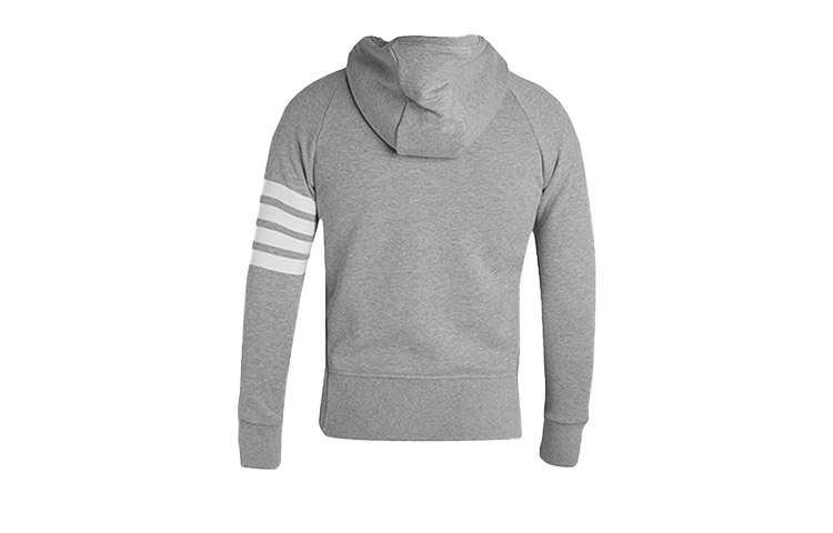 Lookbook 톰 브라운 그레이 클래식 4-스트라이프 니트 슬리브 후드 재킷 MJT022h00535068