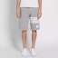 Shop Thom Browne Pantalones Cortos Grises Clásicos a Rayas Estilo Primavera Relaxado MJQ012H-00535-068