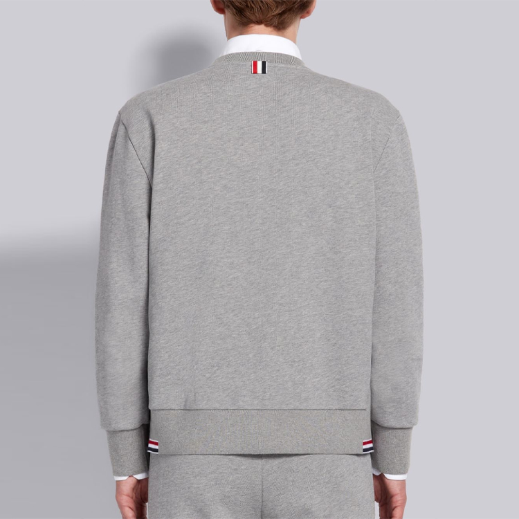 Purchase Thom Browne Sweatshirt Abu-abu Katun Crewneck MJT267A-07065-055