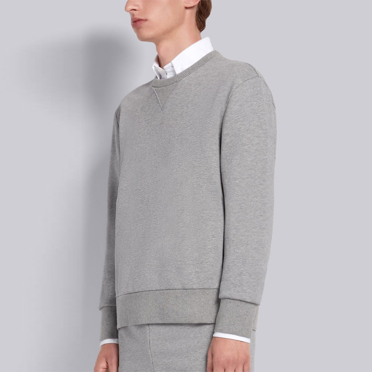 Details for Thom Browne Sweatshirt Abu-abu Katun Crewneck MJT267A-07065-055