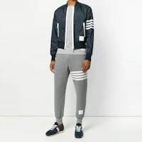 Purchase Thom Browne 灰色圓領男款夏季T恤 MJS067A-00042-055