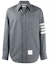 Buy Thom Browne 灰色四道條紋襯衫外套 男灰色 MJO055A-06146-035