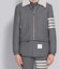 Details for Thom Browne 灰色四道條紋襯衫外套 男灰色 MJO055A-06146-035