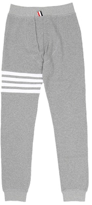 Thom Browne 灰色四條紋針織運動褲 MJB012A-05802-035 Lookbook Thom Browne 灰色四條紋針織運動褲 MJB012A-05802-035