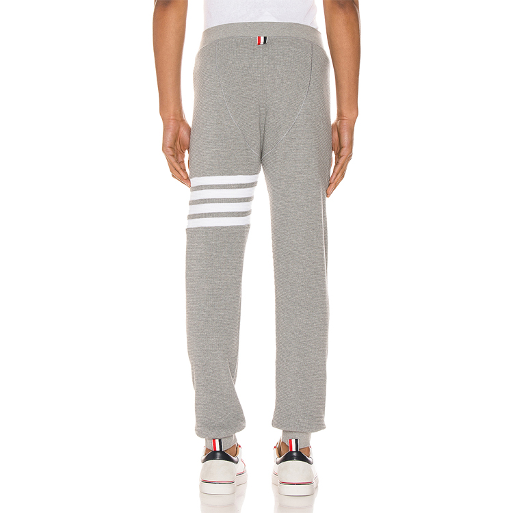 Purchase Thom Browne 灰色四條紋針織運動褲 MJB012A-05802-035