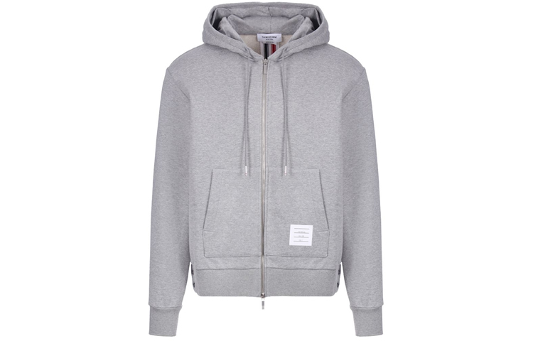 Order トムブラウン グレー フーディー シグネチャーストライプ付き MJT153A-03377-055