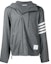 Order Thom Browne Grey Raglan Sleeve Striped Zip-Up Jacket MJO096A-00626-035