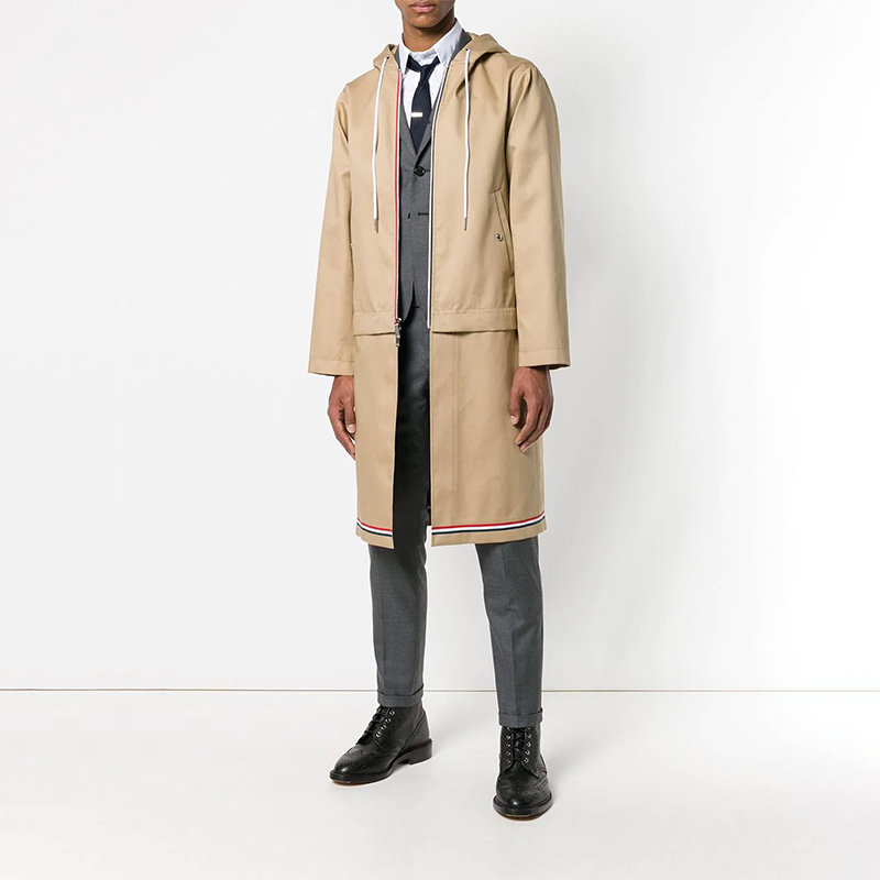 Shop 汤姆布朗灰色修身四杠休闲裤 MTC159A-04346-035