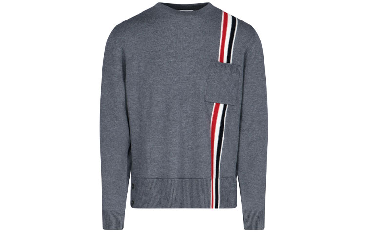 Thom Browne Grey Striped Casual Sweater MKA305A-00014-035 圖 2