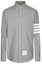 Buy THOM BROWNE 灰色條紋長袖襯衫 春季系列 MWL272E-00111-035