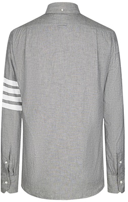 THOM BROWNE 灰色條紋長袖襯衫 春季系列 MWL272E-00111-035 Lookbook THOM BROWNE 灰色條紋長袖襯衫 春季系列 MWL272E-00111-035