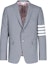 Buy THOM BROWNE 灰色羊毛西裝外套四條紋 - 秋季系列 MJC001A-06146-035