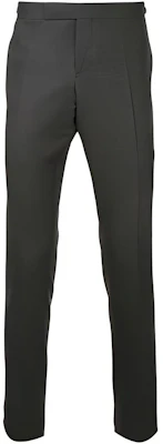 Thom Browne Celana Kasual Abu-abu Wool Straight-Leg Cropped Pria. MTC159A-00626-025 Buy Thom Browne Celana Kasual Abu-abu Wool Straight-Leg Cropped Pria. MTC159A-00626-025