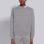 Shop THOM BROWNE Sweatshirt Abu-Abu dengan Detail Empat Garis. MJT255A-06931-035