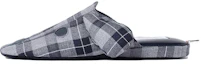 Buy Thom Browne Hector Slippers 'Grey Black Shearling' MFL052A08155