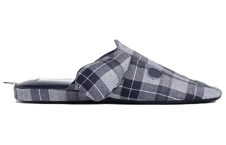 Order Thom Browne Hector Slippers 'Grey Black Shearling' MFL052A08155