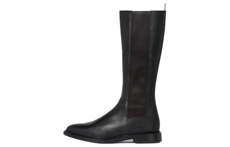 Thom Browne High-Top Chelsea Boot 'Pebble Grain Black'