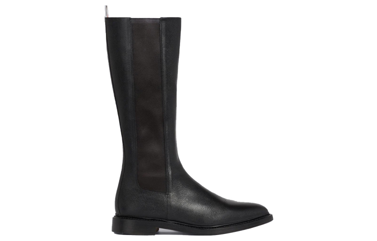 Thom Browne High-Top Chelsea Boot 'Pebble Grain Black' 圖 2