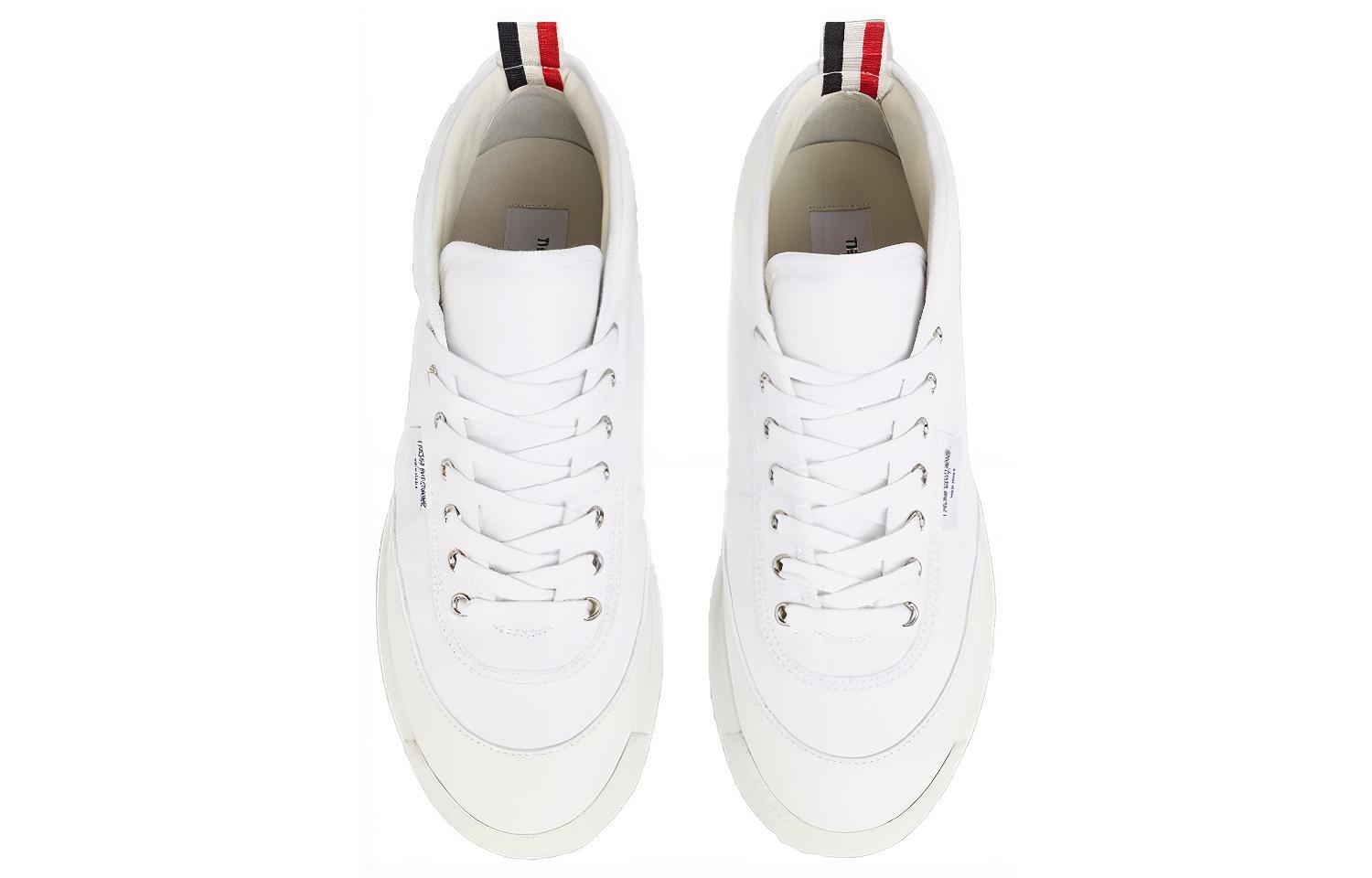 Thom Browne High-Top Sneakers 'White' 圖 3